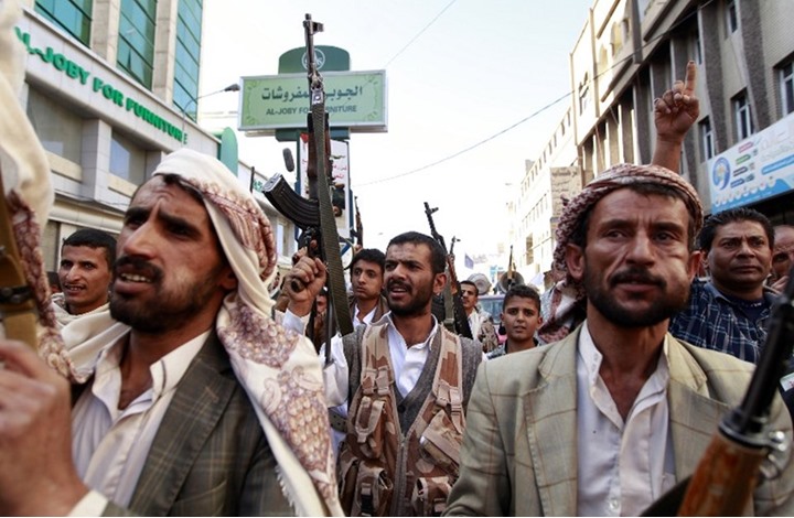 الحوثيون في العاصمة صنعاء