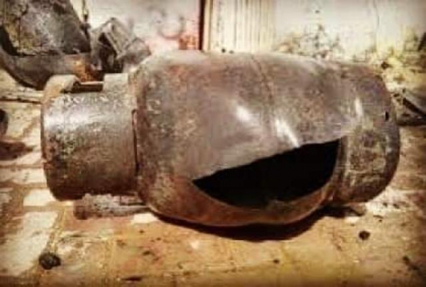 انفجار قنينة غاز